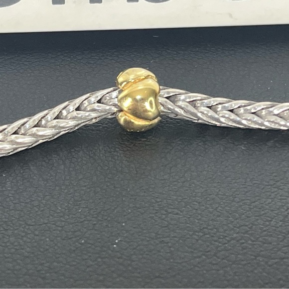 Trollbeads Retired Heart, Small, Gold Bead- 21118 - Picture 3 of 7